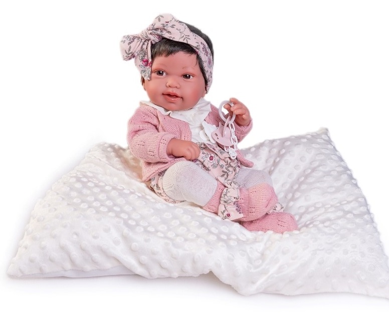 kukla-bebe-pipa-s-kosichka-i-aksesoari-antonio-juan-500360 Кукла Antonio Juan - Бебе Пипа с косичка и аксесоари, 42 см