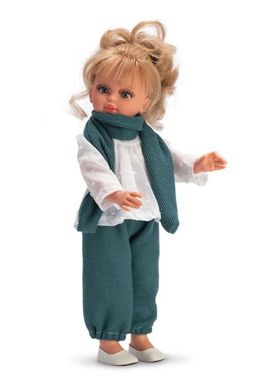 kukla-sabrina-40-sm-s-riza-i-pantalon-asi-dolls-0517640 Кукла Asi Dolls - Сабрина с бяла блузка и панталон