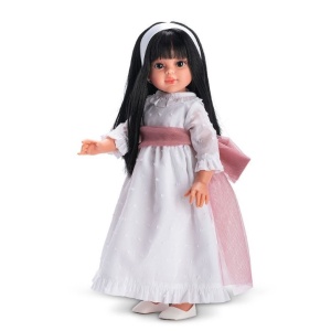 Кукла Asi Dolls - Сабрина с дълга бяла рокля