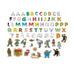 Комплект магнитни букви и фигурки, Пипи Дългото Чорапче - Pippi 3