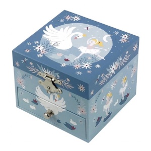 Музикална кутия, Балерина с лебед - Trousselier