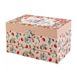 Музикална кутия, Зайчето Питър в ягодова градина - Trousselier