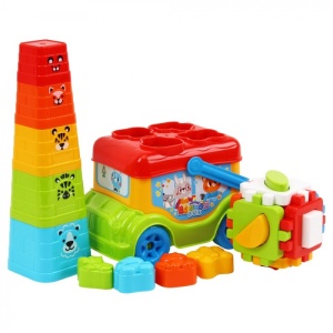 Автобус с фигури за сортиране - Technok Toys 1