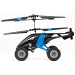 Silverlit Хеликоптер с RC управление за въздух и суша Air wheelz, червен 2