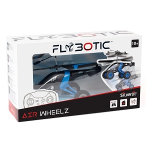 Silverlit Хеликоптер с RC управление за въздух и суша Air wheelz, червен