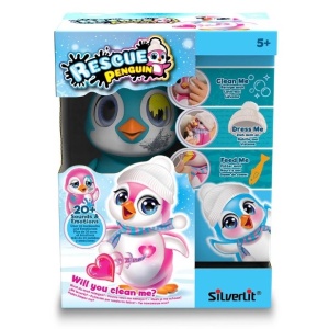 Silverlit Интерактивна играчка - Пингвин, син
