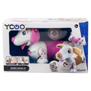 Silverlit Интерактивно куче - Робо-дакел, розов