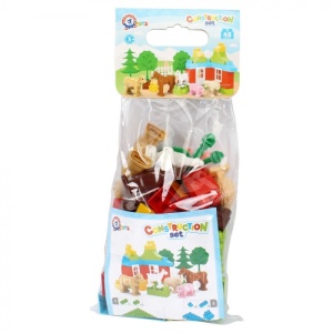 Конструктор ферма с животни, 45 части - Technok Toys 3