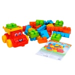 Конструктор с едри части, 100 елемента - Technok Toys 1