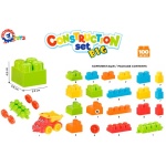 Конструктор с едри части, 100 елемента - Technok Toys 3