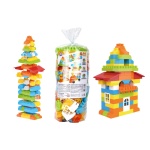 Конструктор с едри части, 130 елемента - Technok Toys 1