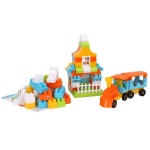 Конструктор с едри части, 90 елемента - Technok Toys 1