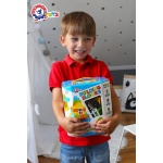 Конструктор с едри части, 90 елемента - Technok Toys 5