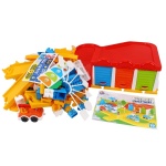 Полицейски участък с колички и писта, 99 части, Technok toys 1