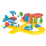 Полицейски участък с колички и писта, 99 части, Technok toys 2