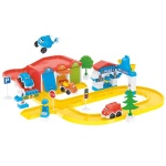 Полицейски участък с колички и писта, 99 части, Technok toys 3