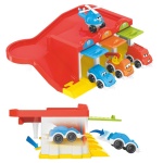 Полицейски участък с колички и писта, 99 части, Technok toys 4