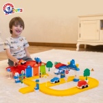 Полицейски участък с колички и писта, 99 части, Technok toys 5