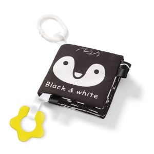 BabyOno Мека бебешка книжка, Black & White
