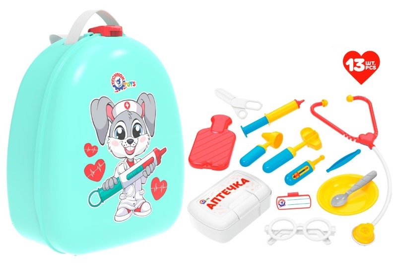 detska-ranitza-s-doktorski-komplekt-technok-toys-638638 Детска раница с докторски комплект, Technok Toys