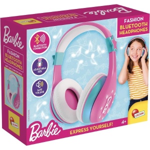 Lisciani Детски Bluetooth слушалки, Barbie Fashion