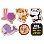 Lisciani Детски дървен пъзел с животни, 20 части 1