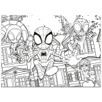 Lisciani Детски двустранен пъзел за под Spidey, 4 х 48 части 2