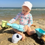 Woopie Детски комплект за пясък с кофичка и камионче, 10 части 4