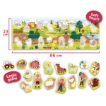 Lisciani Детски панорамен пъзел, Ферма 1