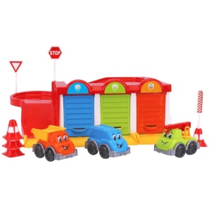 Technok Toys Детски паркинг с колички 5