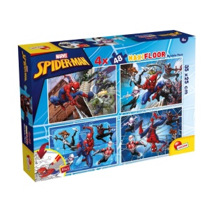 Lisciani Детски пъзел Marvel и Spiderman, 4 х 48 части