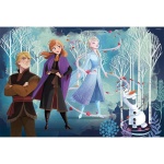 Lisciani Детски пъзел за оцветяване Frozen, 2 х 60 части 1