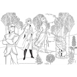 Lisciani Детски пъзел за оцветяване Frozen, 2 х 60 части 3