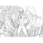 Lisciani Детски пъзел за оцветяване Marvel и Spiderman, 60 части 2