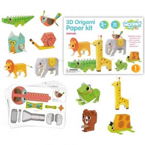 Woopie Детски творчески комплект за 3D оригами животни