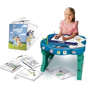 Lisciani Детско бюро с комплект за оцветяване, Bluey 1