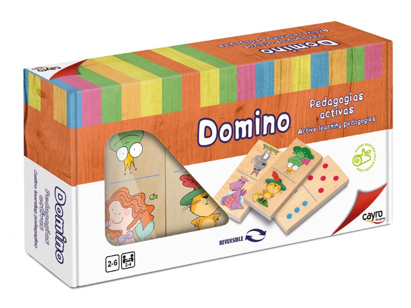 detsko-domino-s-zhivotni-i-tochki-xl-cayro-c8106 Cayro Детско домино с животни и точки XL