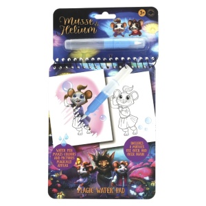 Книжка за рисуване и оцветяване с вода - Maxi & Helium