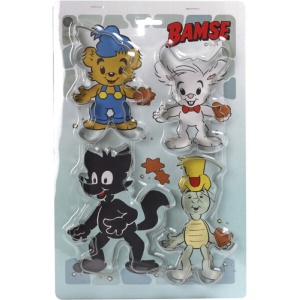 Комплект метални формички за сладки Мечето Бамзе - Bamse 1