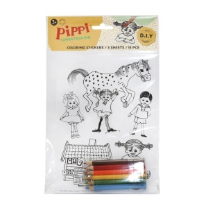 Комплект за оцветяване Пипи Дългото Чорапче - Pippi