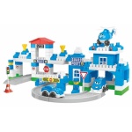 Конструктор Полицейски участък с колички, Technok Toys 2