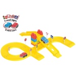 Technok Toys Конструктор с писта, колички и пътни знаци 1