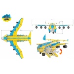 Метален конструктор, Голям самолет, Technok Toys 4