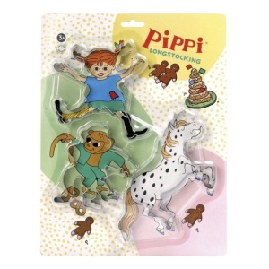 Метални формички за сладки, Пипи дългото чорапче - Pippi 1