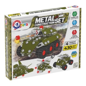 Technok Toys Метален конструктор с военни транспортни средства