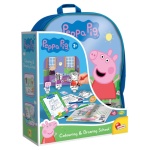 Lisciani Раница с комплект за рисуване и оцветяване, Peppa Pig