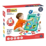 Детска двустранна дъска за рисуване и тетрис