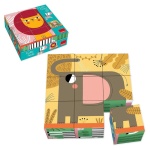 Детски пъзел с кубчета, Животни, 9 части - Goula 1