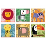 Детски пъзел с кубчета, Животни, 9 части - Goula 3