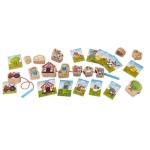 Eichhorn Игра с дървени фигури за нанизване, Ферма